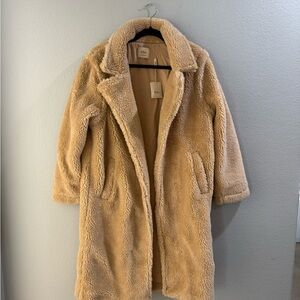 Tahari Tan Teddy Jacket